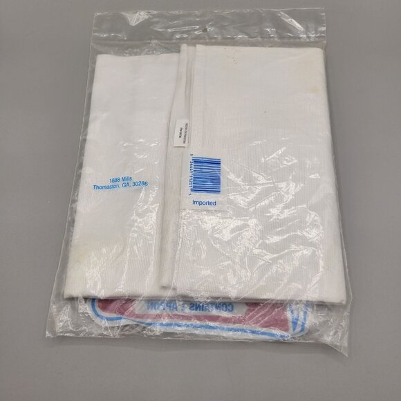 Sno-Wite Bib Apron Blank Embroider Screen Print Embellish 100% Cotton 34 x 40 - Picture 3 of 4